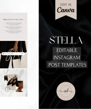 Black Luxury Instagram Templates