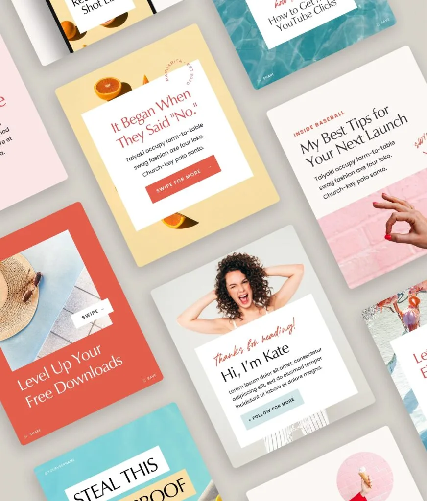 Organizational canva template