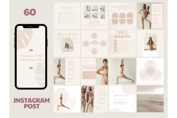 Yoga Instagram Templates - Image 3