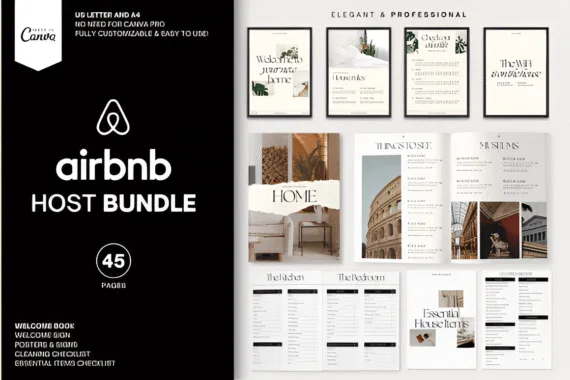 Airbnb Host Canva Template