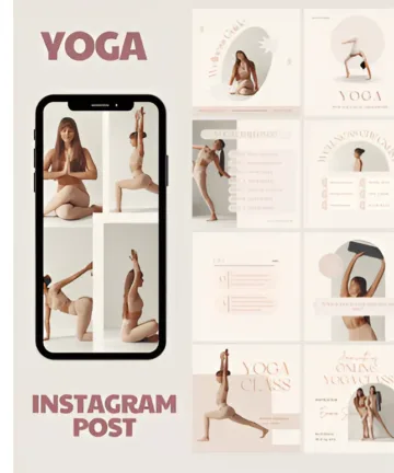 Yoga Instagram Templates