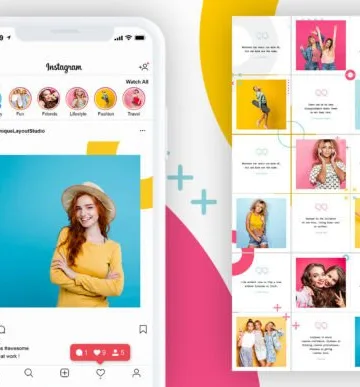 Colorful Instagram Canva Template