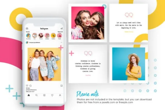 Colorful Instagram Canva Template - Image 3